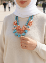 Load image into Gallery viewer, Fatima Necklace - Fayrouz and Shell

