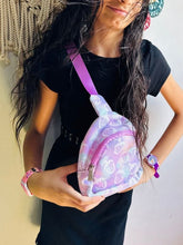 Load image into Gallery viewer, Purple Kids Cross Bag - Fiber
