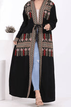 Load image into Gallery viewer, Cardigan with Elegant Embroidery - Crepe
