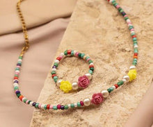 Load image into Gallery viewer, Sandy Kids Set - Beads And Pearl Stone
