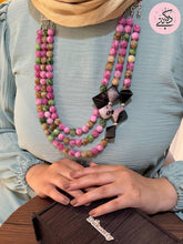 Load image into Gallery viewer, Ethar Luxury Necklace - Agate Stones
