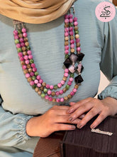 Load image into Gallery viewer, Ethar Luxury Necklace - Agate Stones

