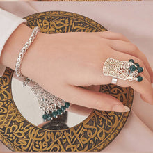 Load image into Gallery viewer, Yaldize Set - Silver Plated and Agate
