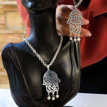 Load image into Gallery viewer, Traditional Arabian Kaf Set - Silver Plated
