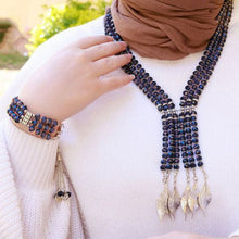 Load image into Gallery viewer, Elegant Crystal Set - Navy Crystals

