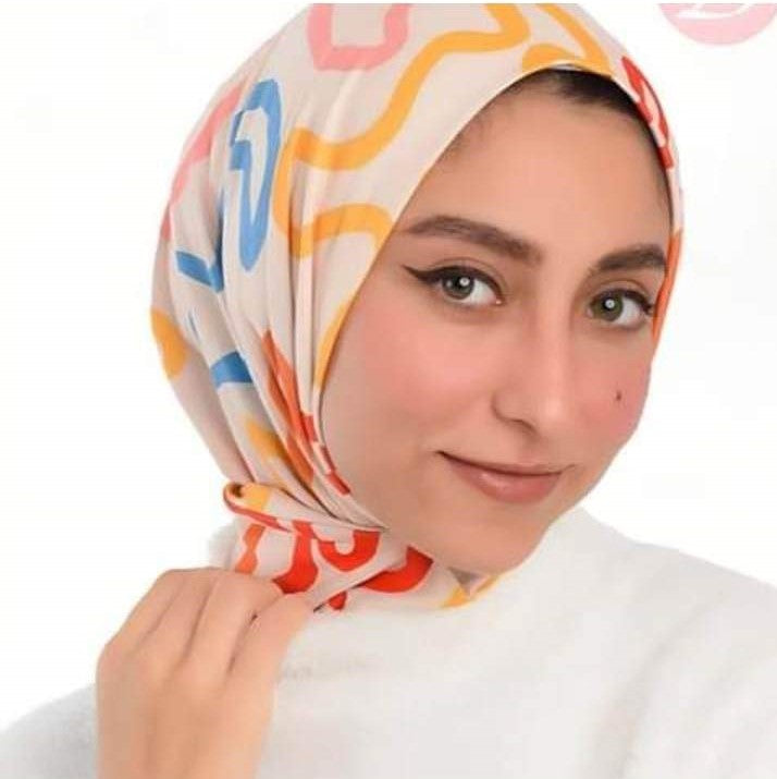 Ahlam Scarf - Crepe Digital