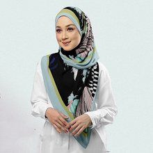 Load image into Gallery viewer, Abeer Colorful Hijab Scarf – Crepe Digital
