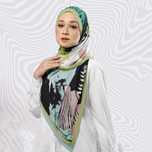 Load image into Gallery viewer, Abeer Colorful Hijab Scarf – Crepe Digital
